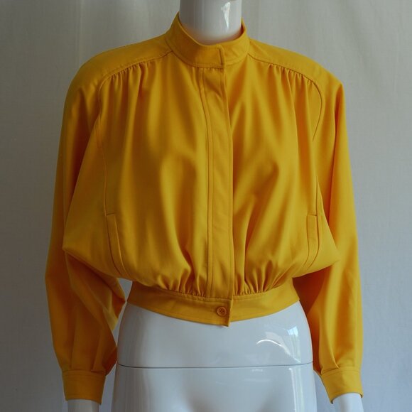 Emanuel Ungaro Jackets & Blazers - Ungaro Solo Donna (Emanuel Ungaro) 1980's Wool Bomber Jacket - Italy